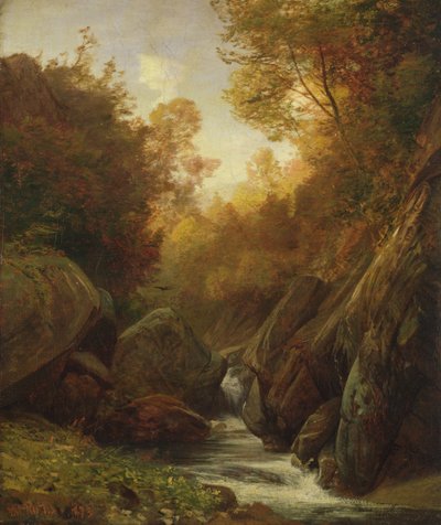 Frühling im Wald, 1873 von Valentin Ruths